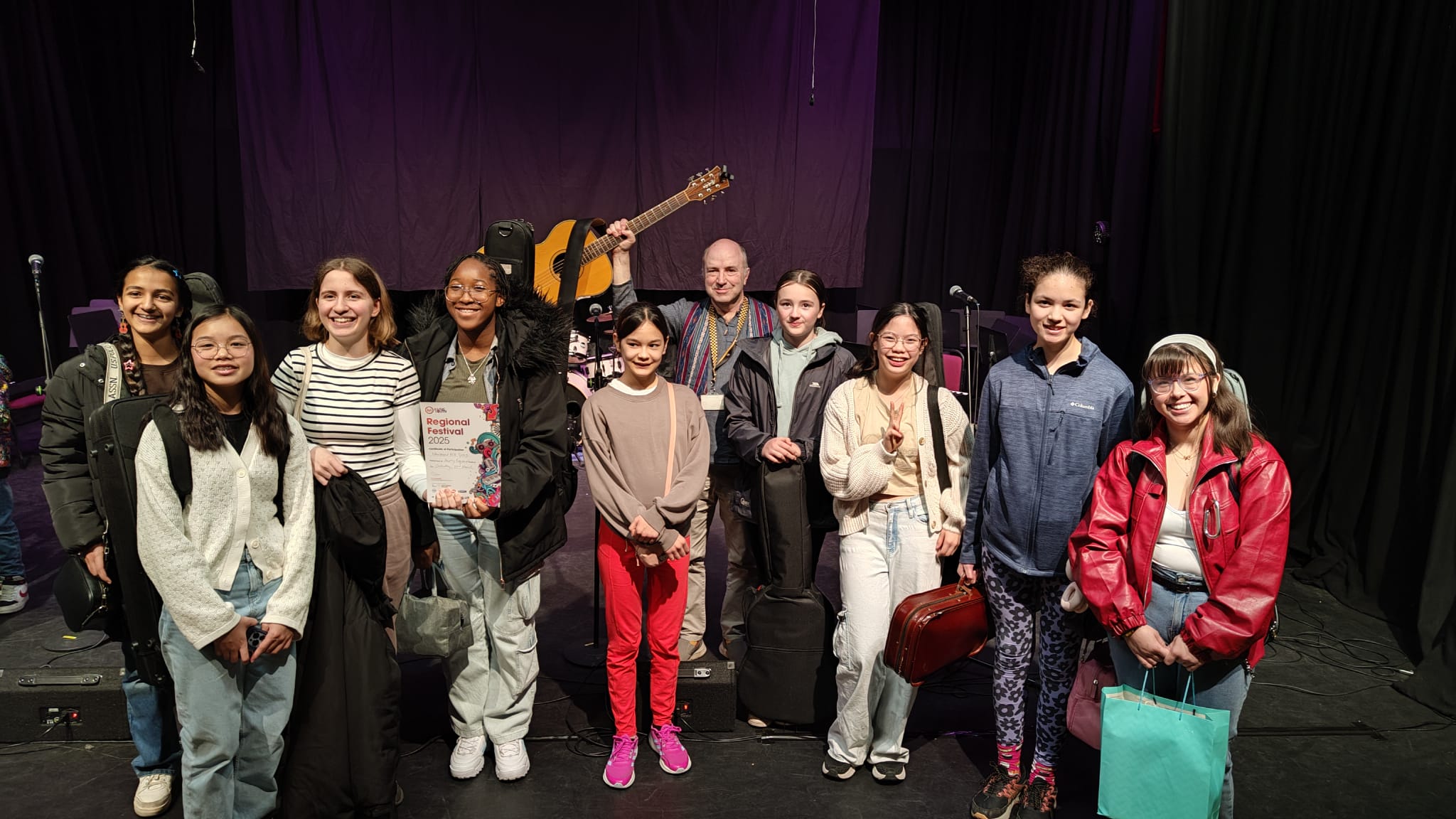Folk Group at the Music for Youth Regional Festival 