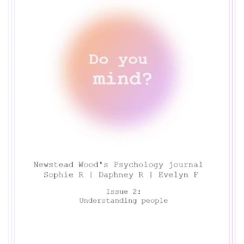'Do You Mind' Psychology Journal - Issue 2