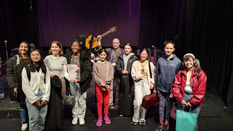Folk Group at the Music for Youth Regional Festival 