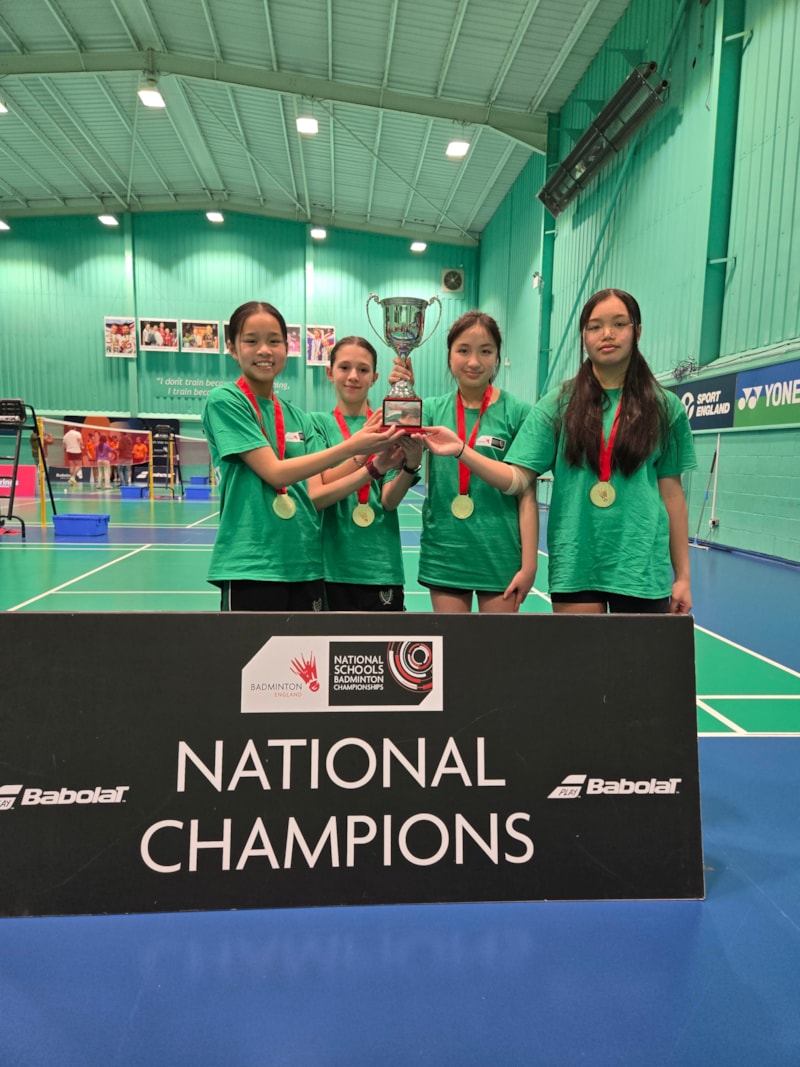 Newstead are National School Badminton Champions 2026!